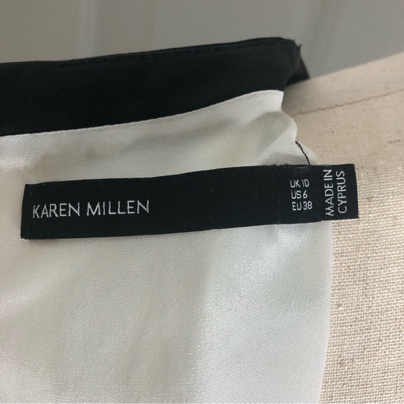 Karen Millen | Stretch Shift Dress | Tropics abstract Print | Sz 6 - Picture 11 of 12